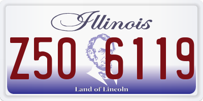IL license plate Z506119