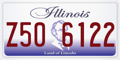 IL license plate Z506122