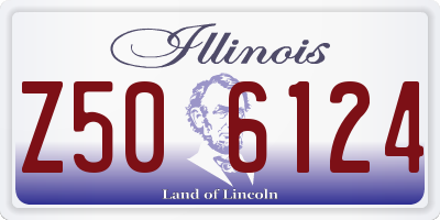 IL license plate Z506124