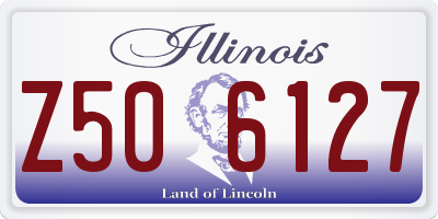 IL license plate Z506127