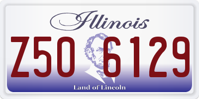 IL license plate Z506129