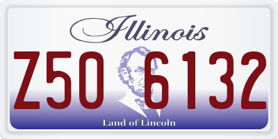 IL license plate Z506132