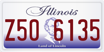 IL license plate Z506135