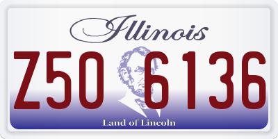 IL license plate Z506136