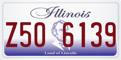 IL license plate Z506139