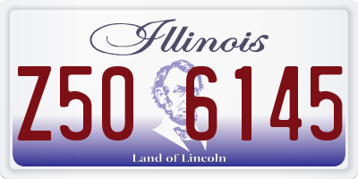 IL license plate Z506145