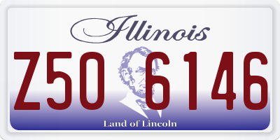 IL license plate Z506146