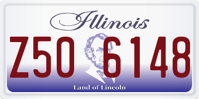 IL license plate Z506148
