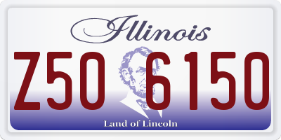 IL license plate Z506150