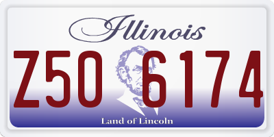 IL license plate Z506174