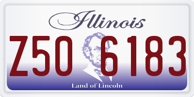 IL license plate Z506183