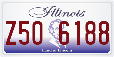 IL license plate Z506188