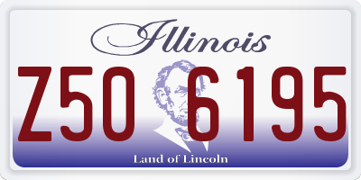 IL license plate Z506195