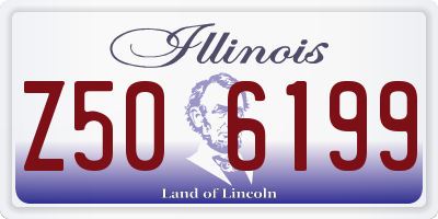 IL license plate Z506199