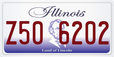 IL license plate Z506202