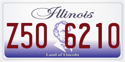 IL license plate Z506210
