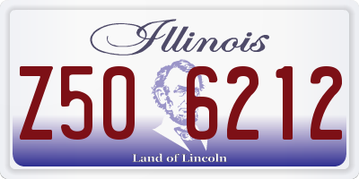 IL license plate Z506212