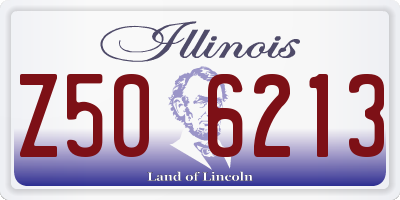 IL license plate Z506213