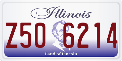 IL license plate Z506214