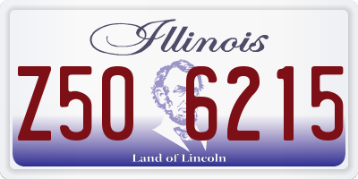 IL license plate Z506215