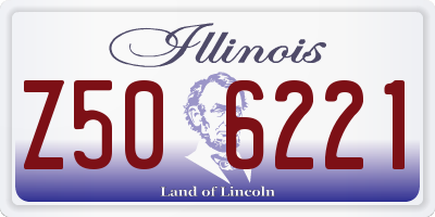 IL license plate Z506221