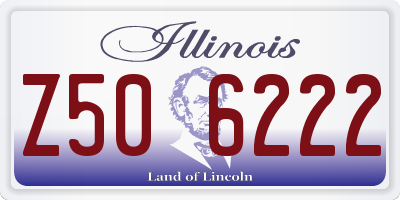 IL license plate Z506222