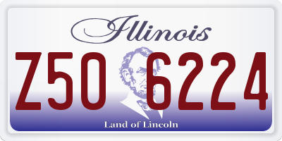 IL license plate Z506224