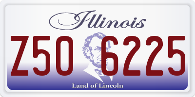 IL license plate Z506225