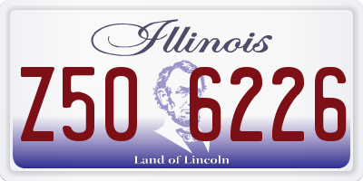 IL license plate Z506226