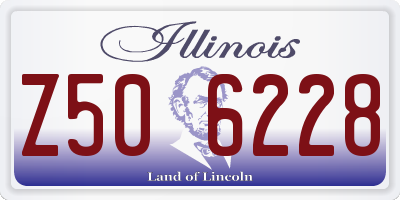 IL license plate Z506228