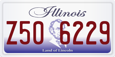 IL license plate Z506229