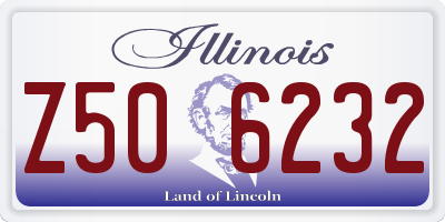 IL license plate Z506232