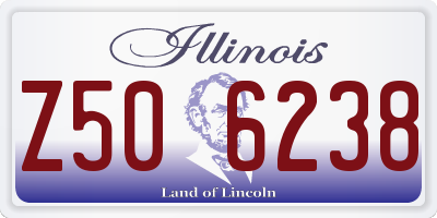 IL license plate Z506238