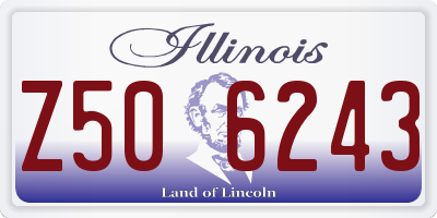 IL license plate Z506243