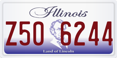 IL license plate Z506244