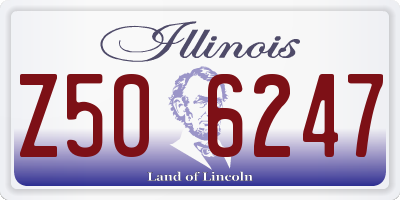 IL license plate Z506247