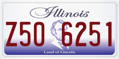 IL license plate Z506251