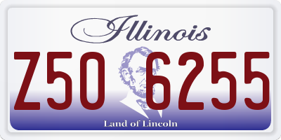 IL license plate Z506255