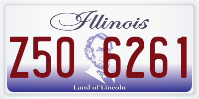 IL license plate Z506261