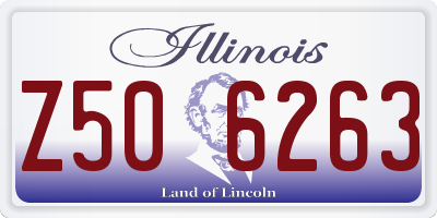 IL license plate Z506263