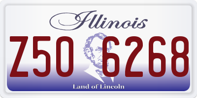 IL license plate Z506268