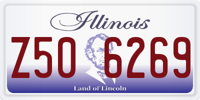 IL license plate Z506269