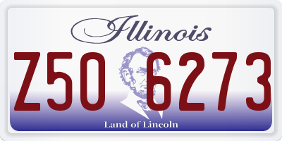 IL license plate Z506273