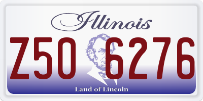 IL license plate Z506276