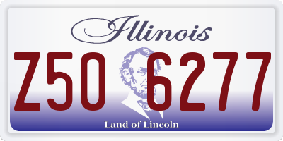 IL license plate Z506277