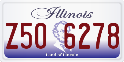 IL license plate Z506278