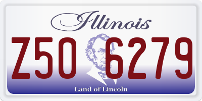 IL license plate Z506279