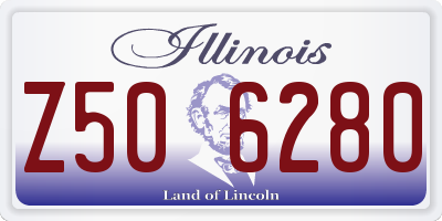 IL license plate Z506280