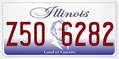 IL license plate Z506282