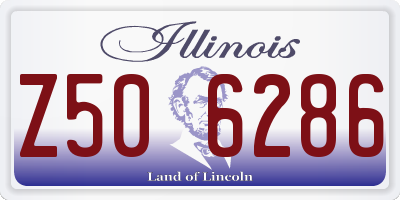 IL license plate Z506286